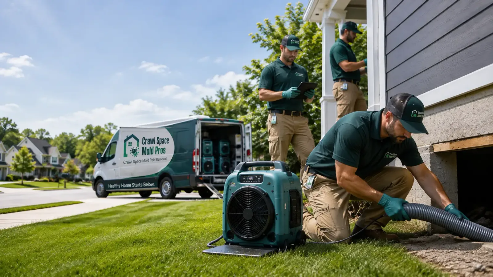 Crawl Space Mold Removal in North Haven, CT